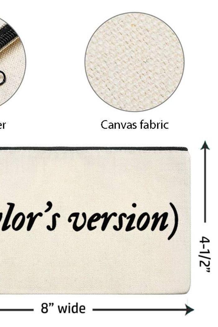 Multi Use Canvas Bags w/zipper Product Image