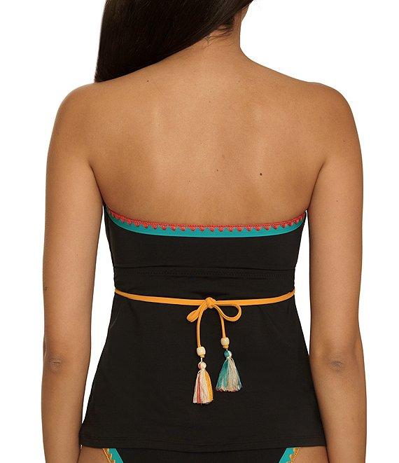 Lucky Brand Avila Colorblock Scoop Waist Hipster Swim Bottom Product Image