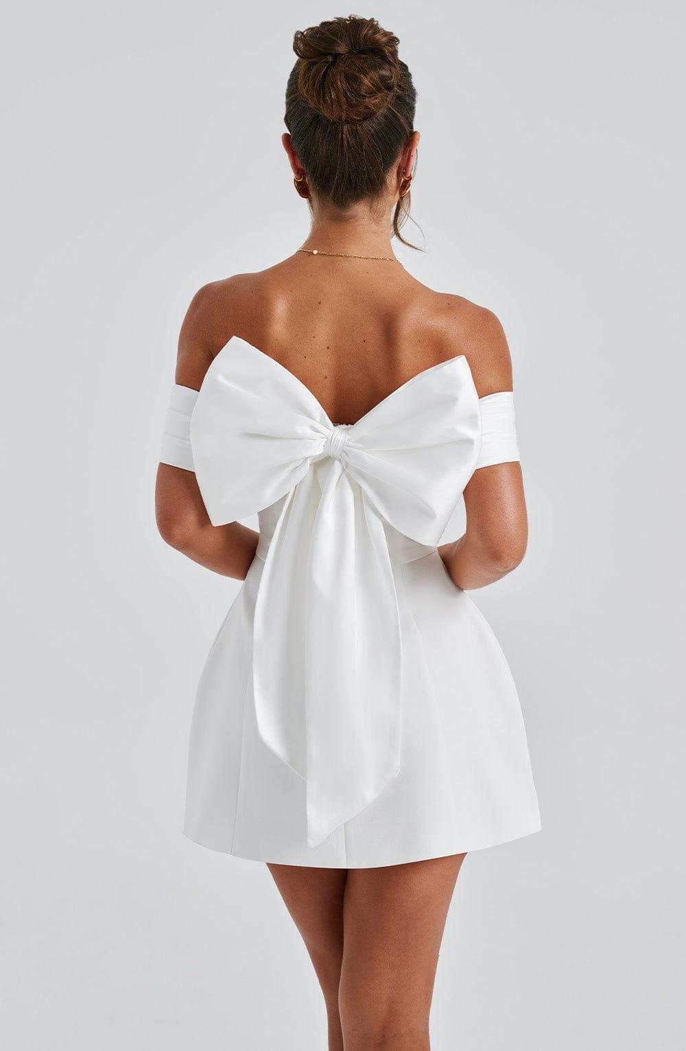Delta Mini Dress - Ivory Product Image