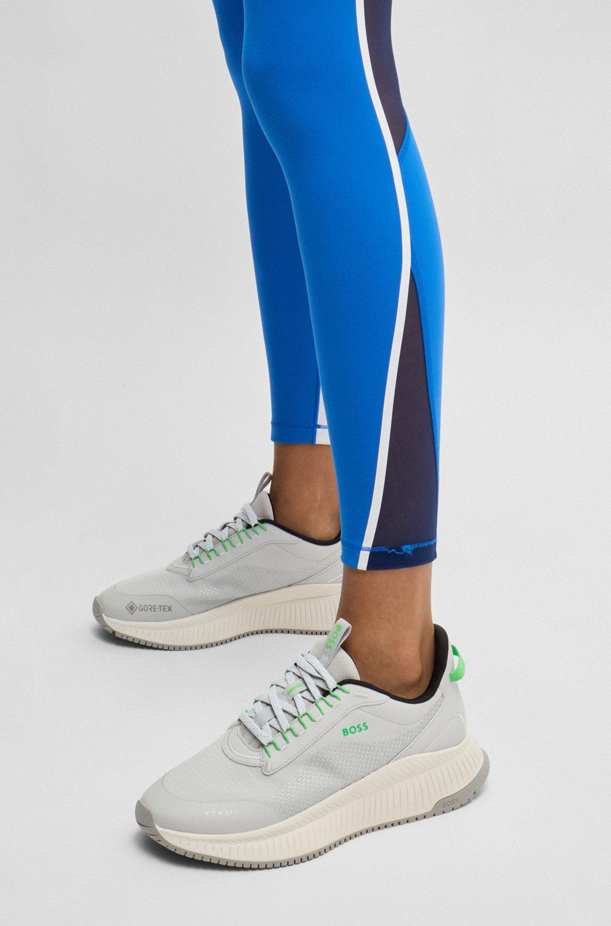 BOSS - TTNM EVO mixed-material GORE-TEX trainers with ridged sole - Light Grey Product Image