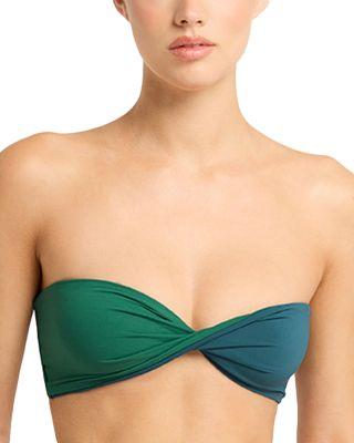 Ida Tie Back Bandeau Bikini Top Product Image