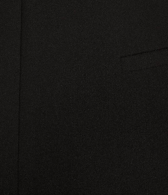 Antonio Melani Coordinating Emery Ponte Twill High Rise Pleated Front Wide Cropped Ankle Trousers Product Image