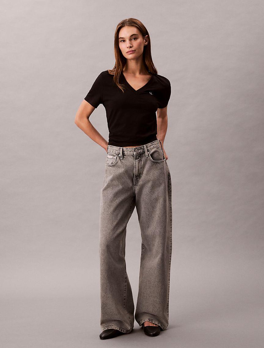 Archive Logo V-Neck T-Shirt  Product Image