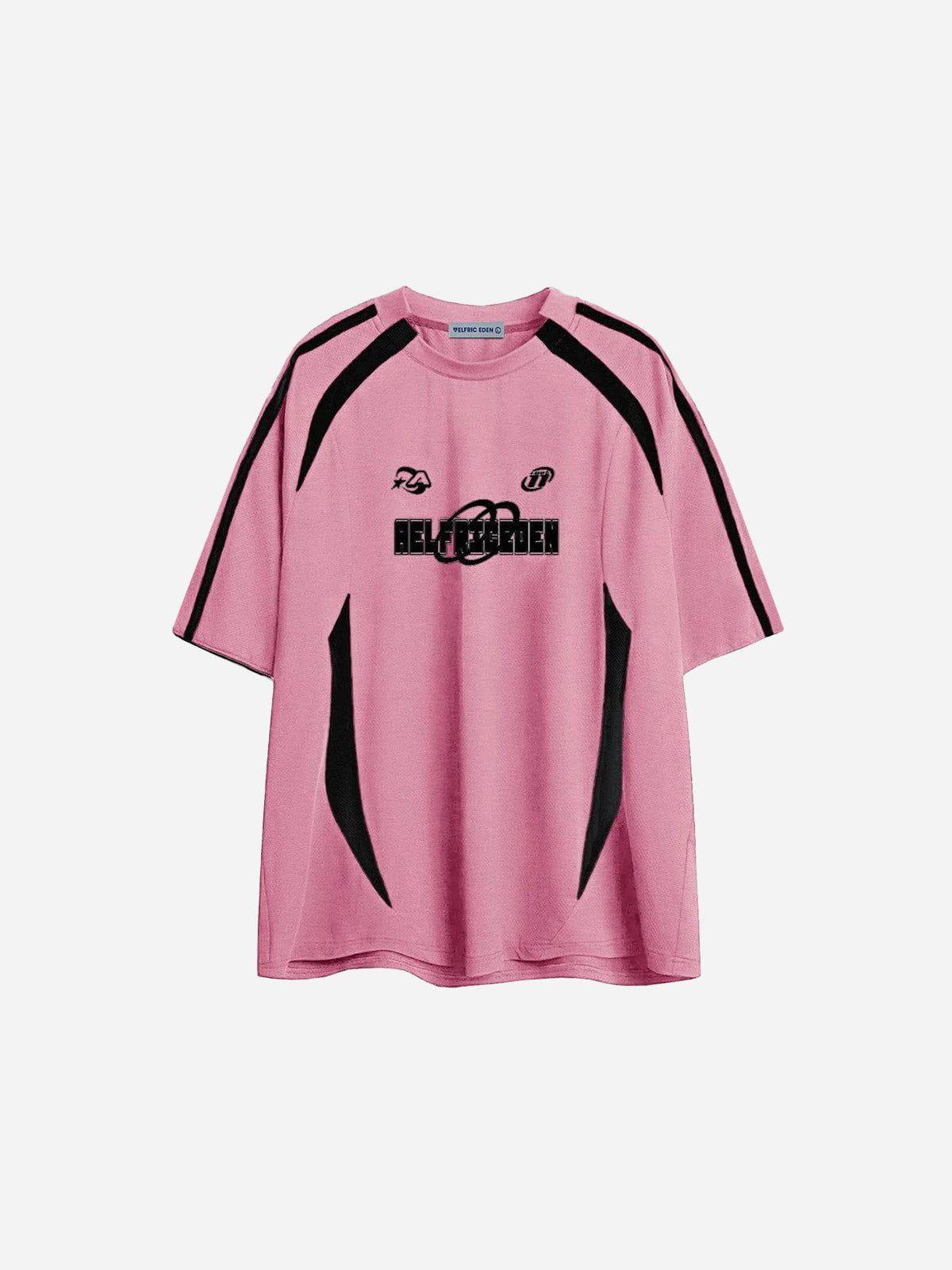 Aelfric Eden Contrast Color Stripe Soccer Jersey Product Image