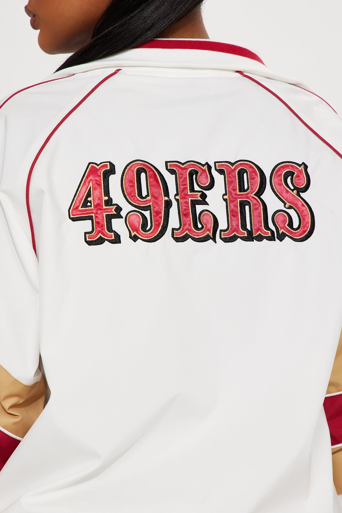 49ers Vintage Windbreaker - White Product Image