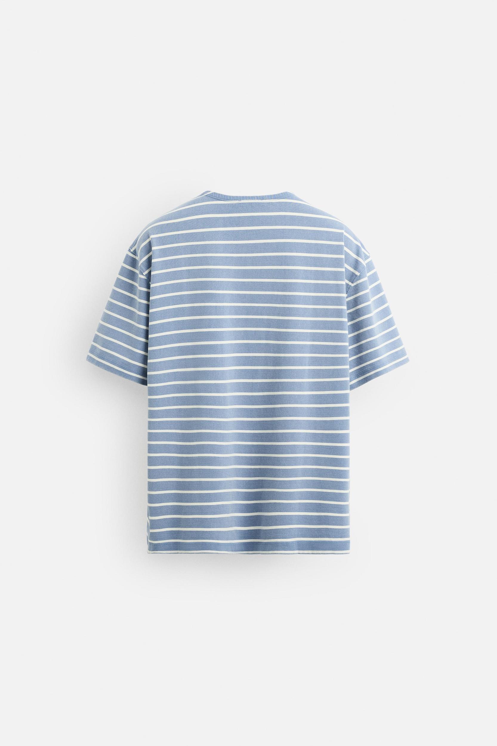 STRIPED JACQUARD T-SHIRT Product Image
