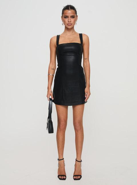 Kameryn Mini Dress Black Product Image