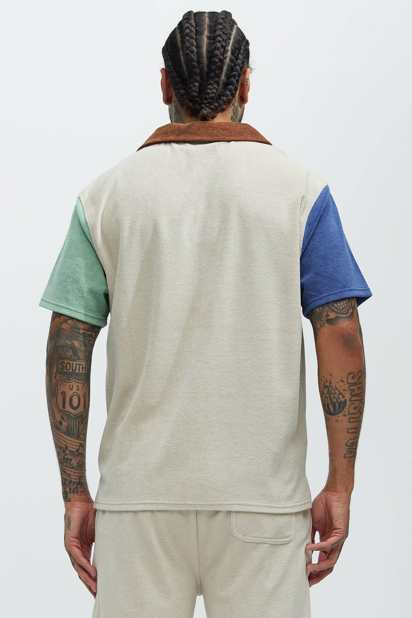 Coast To Coast Short Sleeve Polo - Sand Product Image