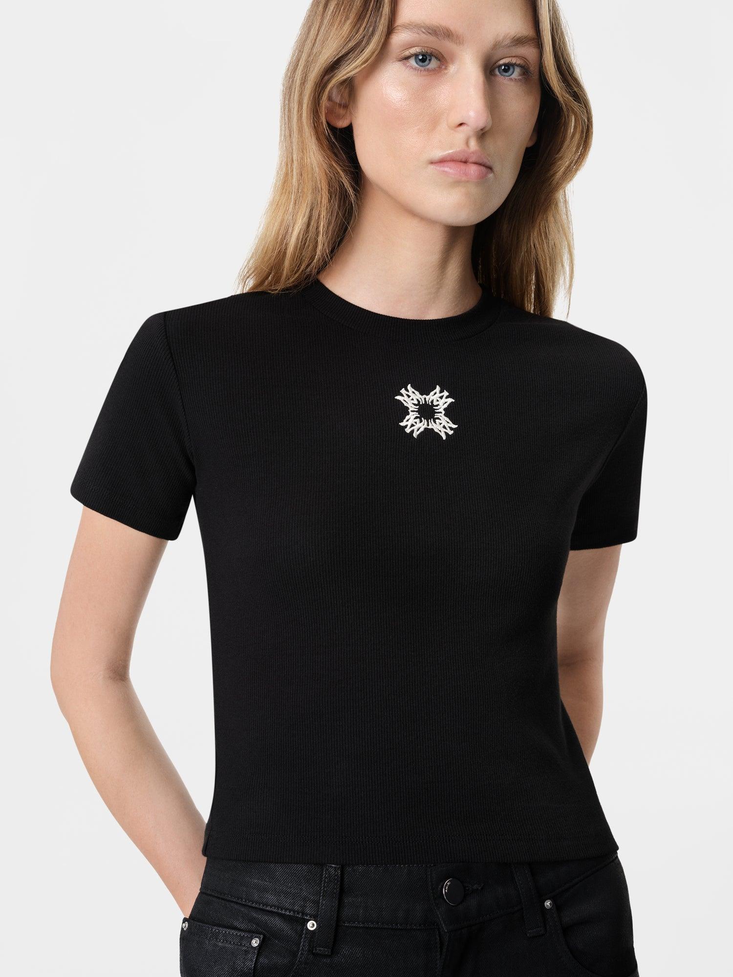 WOMEN - WOMEN'S MA QUAD BABY TEE - Black Female Product Image