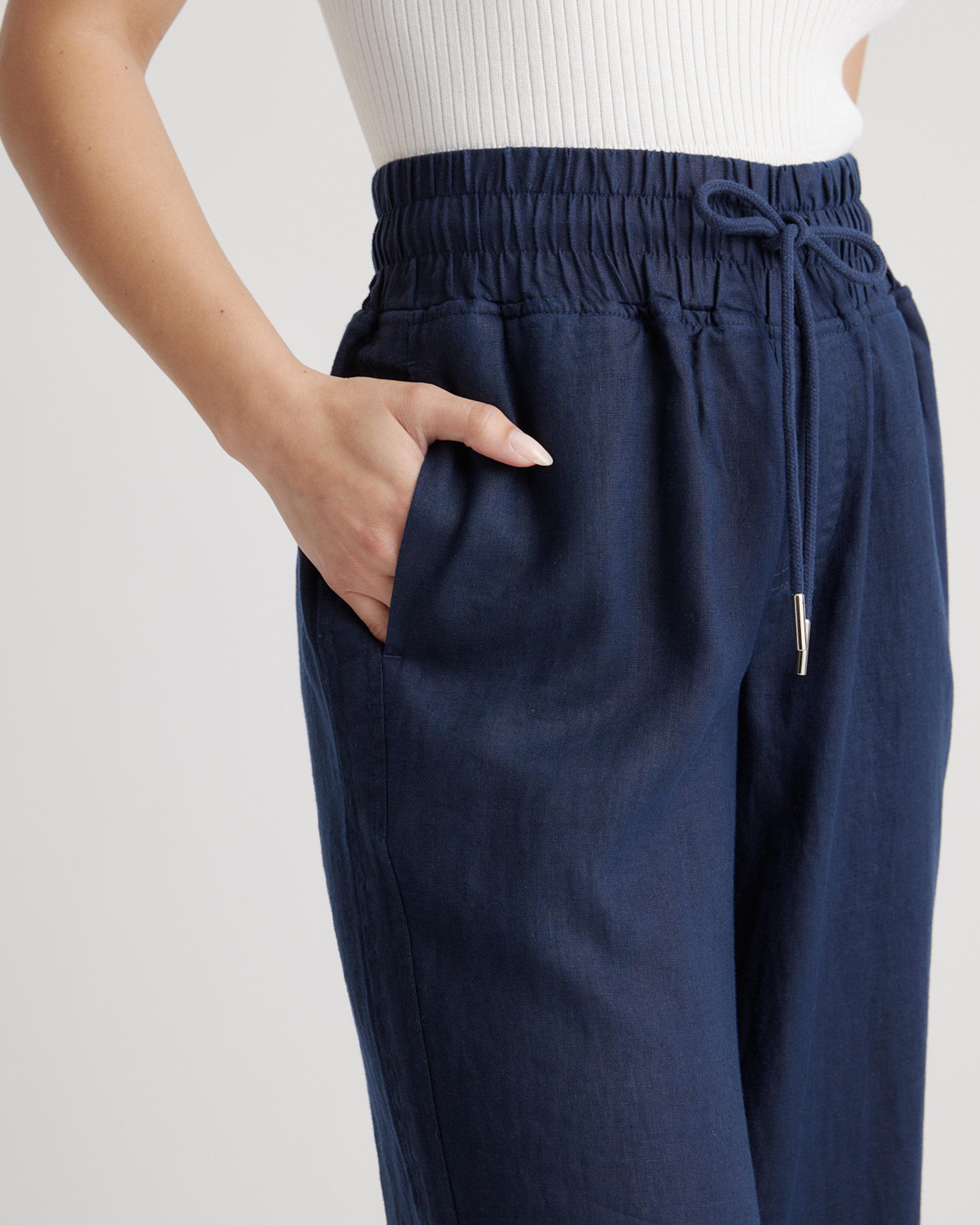 Quince | Women's 100% European Linen Wide Leg Pants Product Image