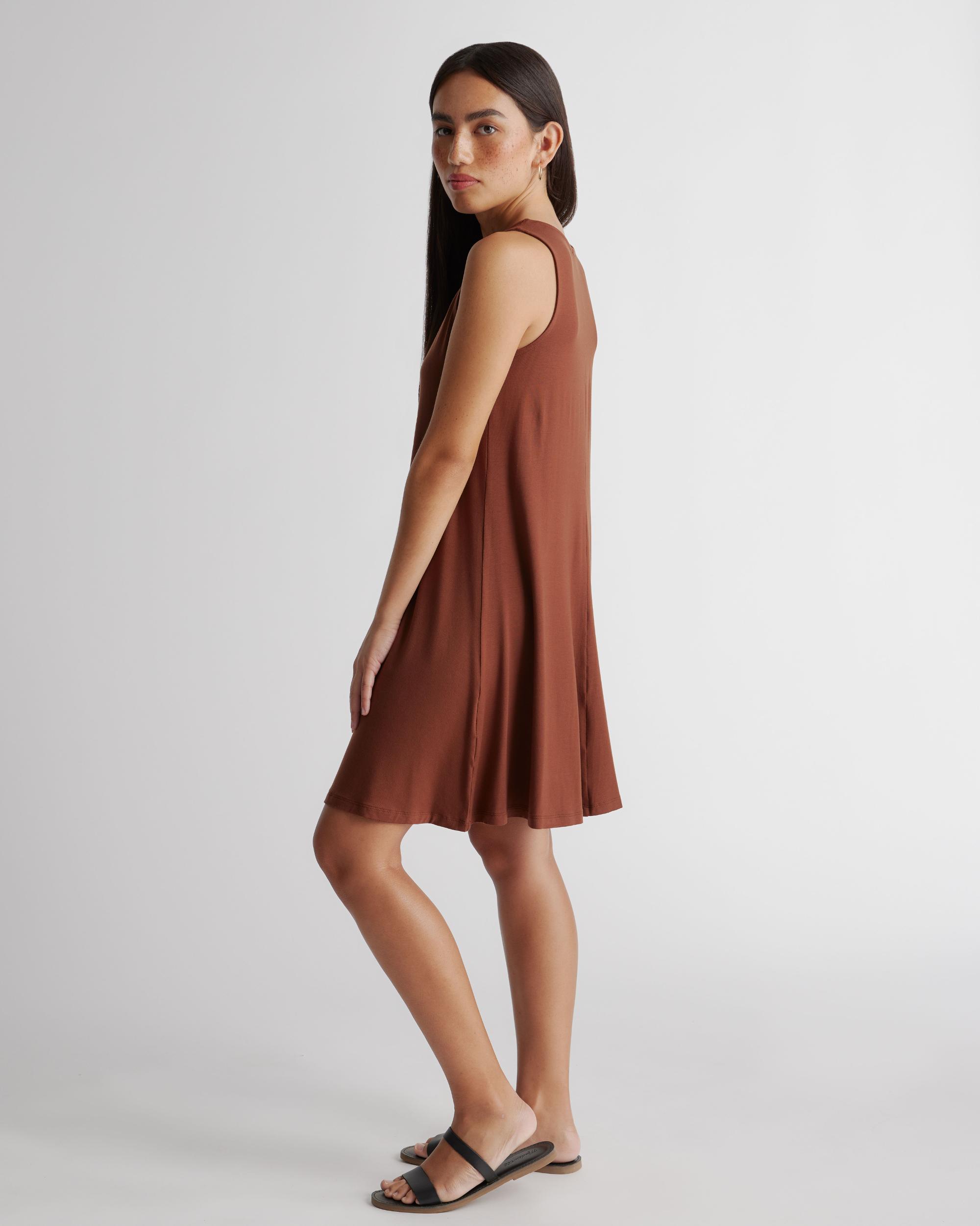 Quince | Women's Tencel Jersey Mini Swing Dress Product Image