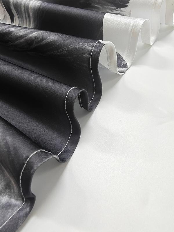 Batwing Sleeves Loose Asymmetric Floral Printed Split-Joint Split-Side One-Shoulder Evening Dresses Maxi Dresses Product Image