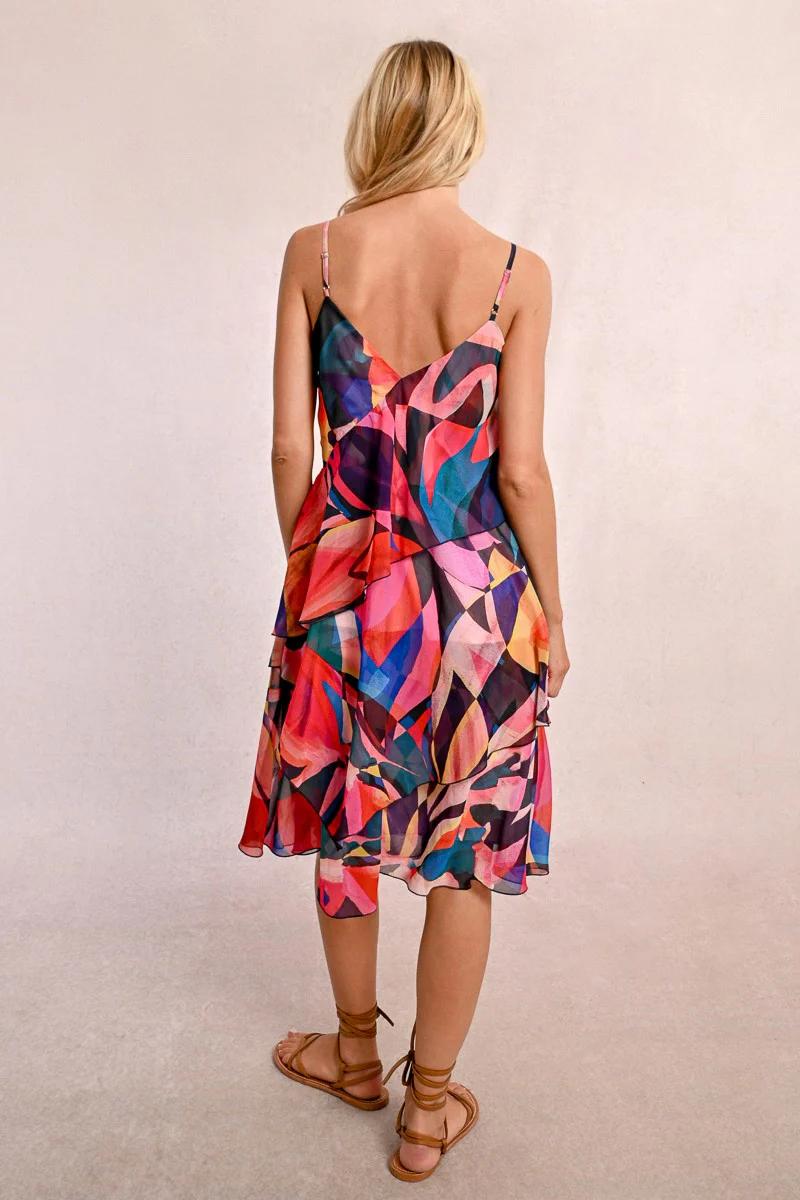 Asymmetrical Printed Dress Product Image