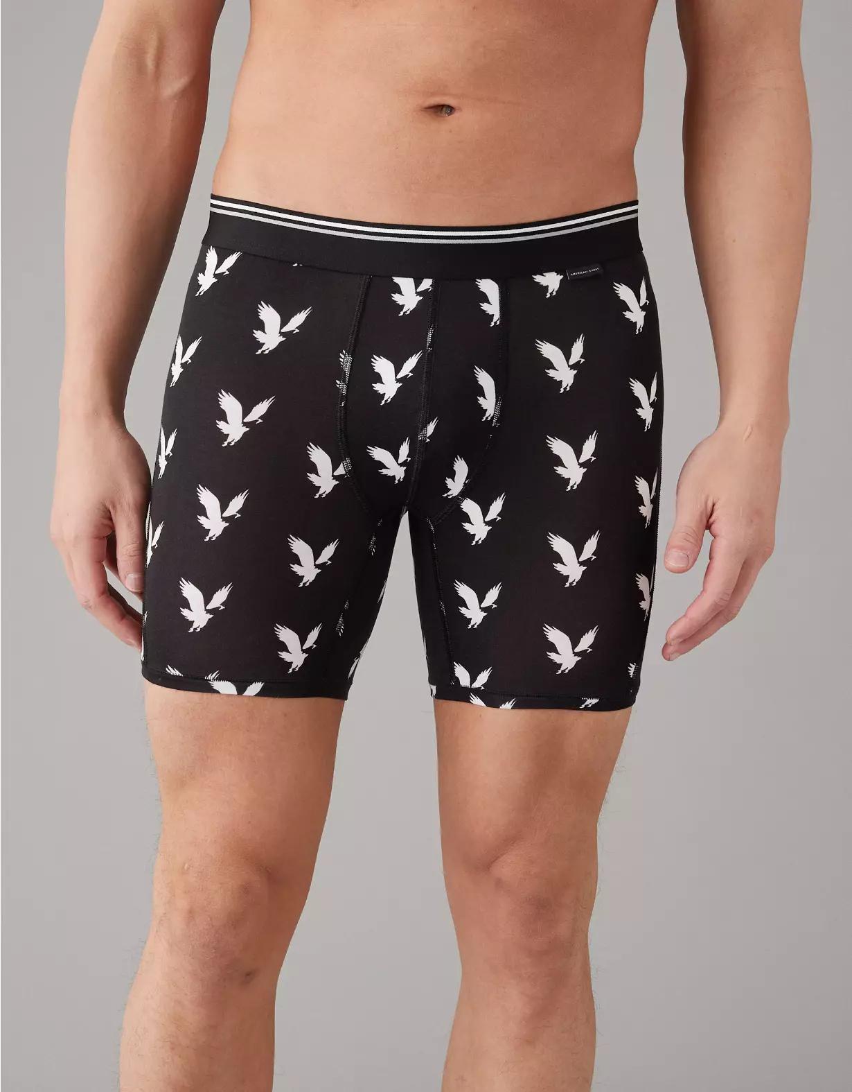 AEO Men's Snoopy Camp 6" Ultra Soft Boxer Brief Product Image