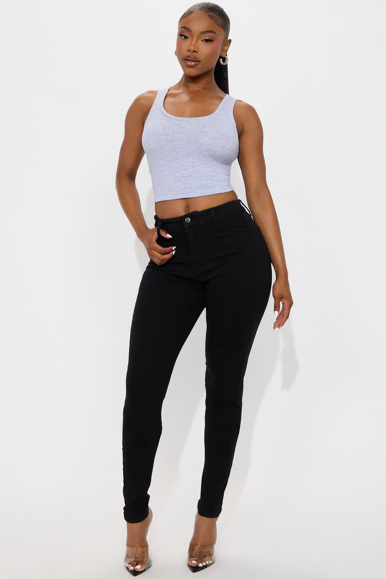 Tall Enough Said High Stretch Skinny Jean - Black Female Product Image