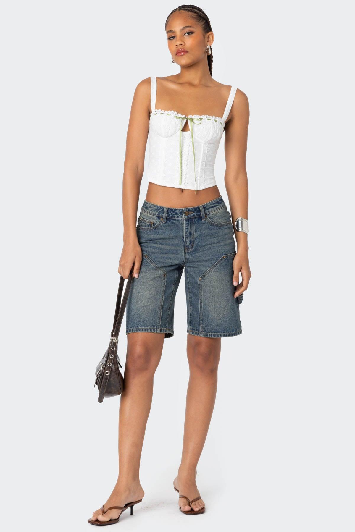Carpenter Denim Bermuda Shorts Product Image