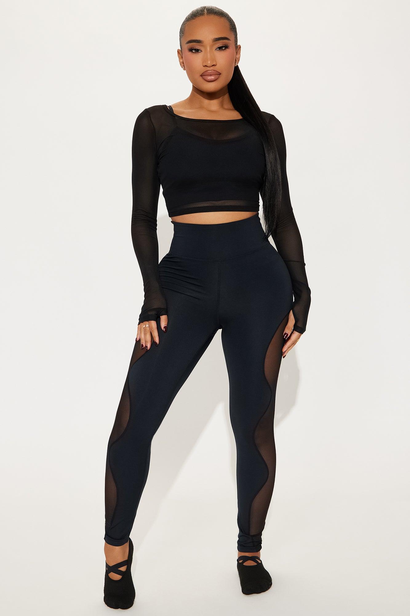 Pedals and Poses Elevate Active Twofer Top - Black Product Image