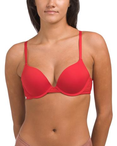 Sleek Micro Push Up Bra for Women | Spandex/Nylon Product Image