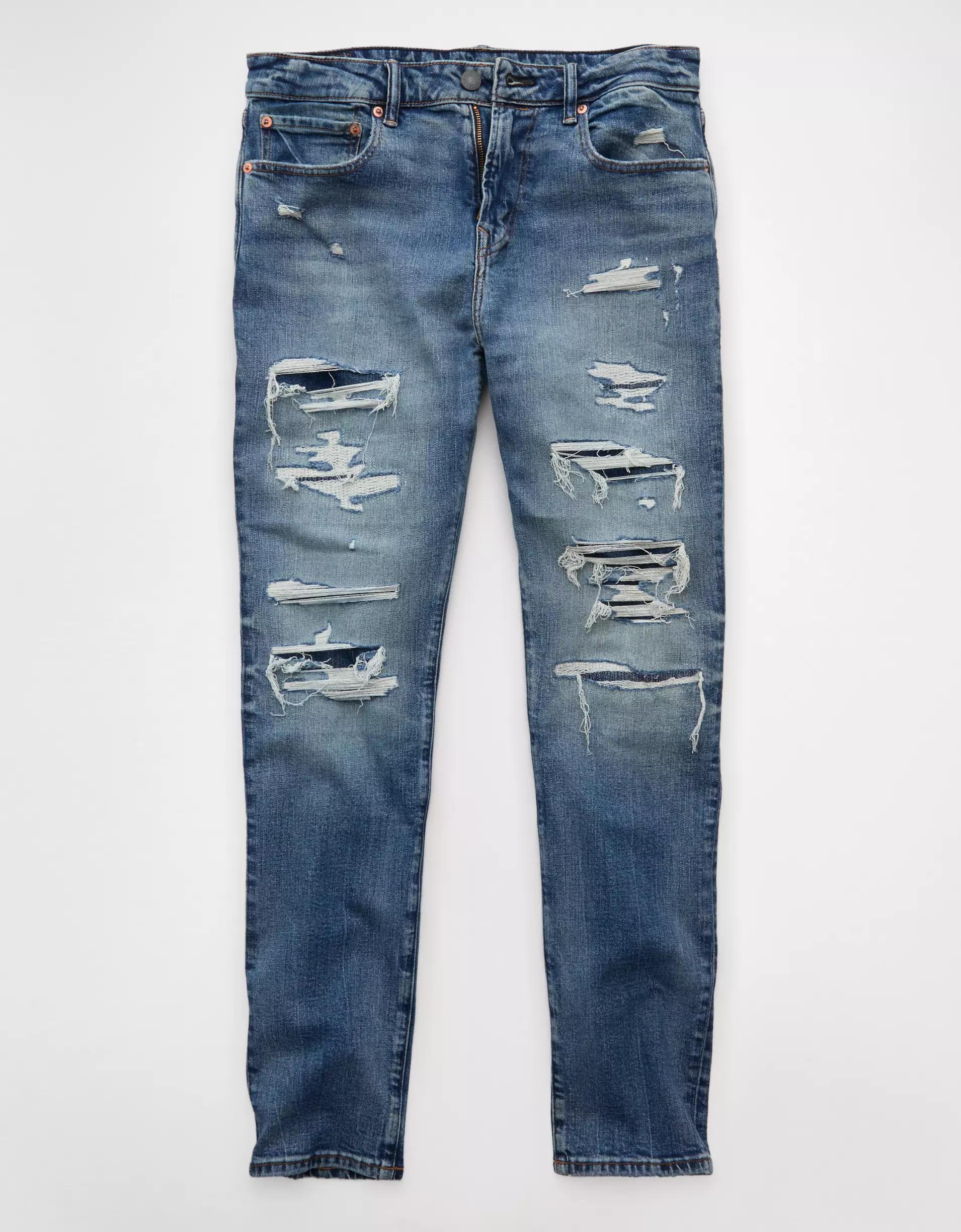 AE AirFlex+ TENCEL™ Fibers Patched Athletic Fit Jean Product Image