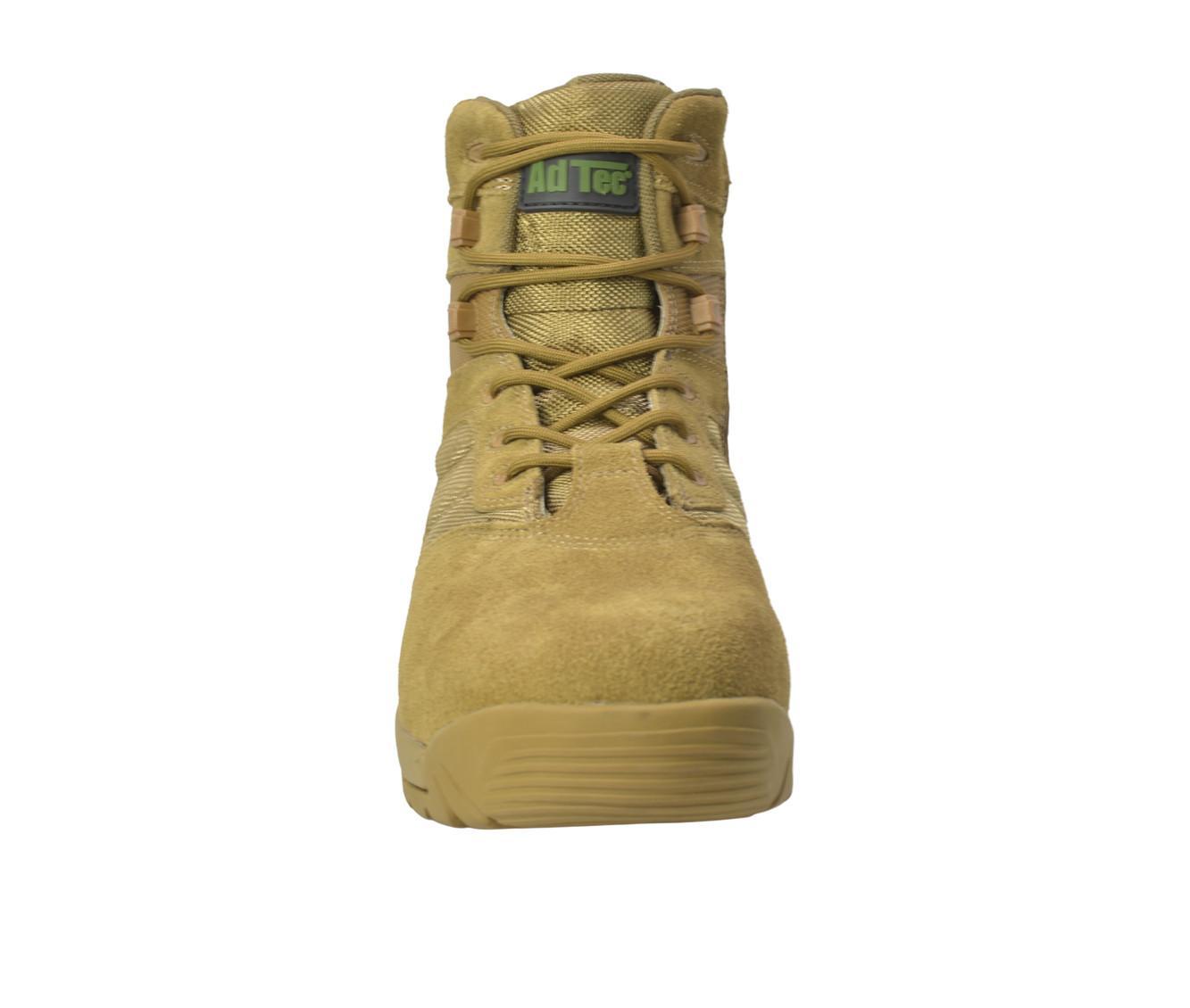 Men's AdTec 6" Suede Side Zip Tactical Work Boots Product Image