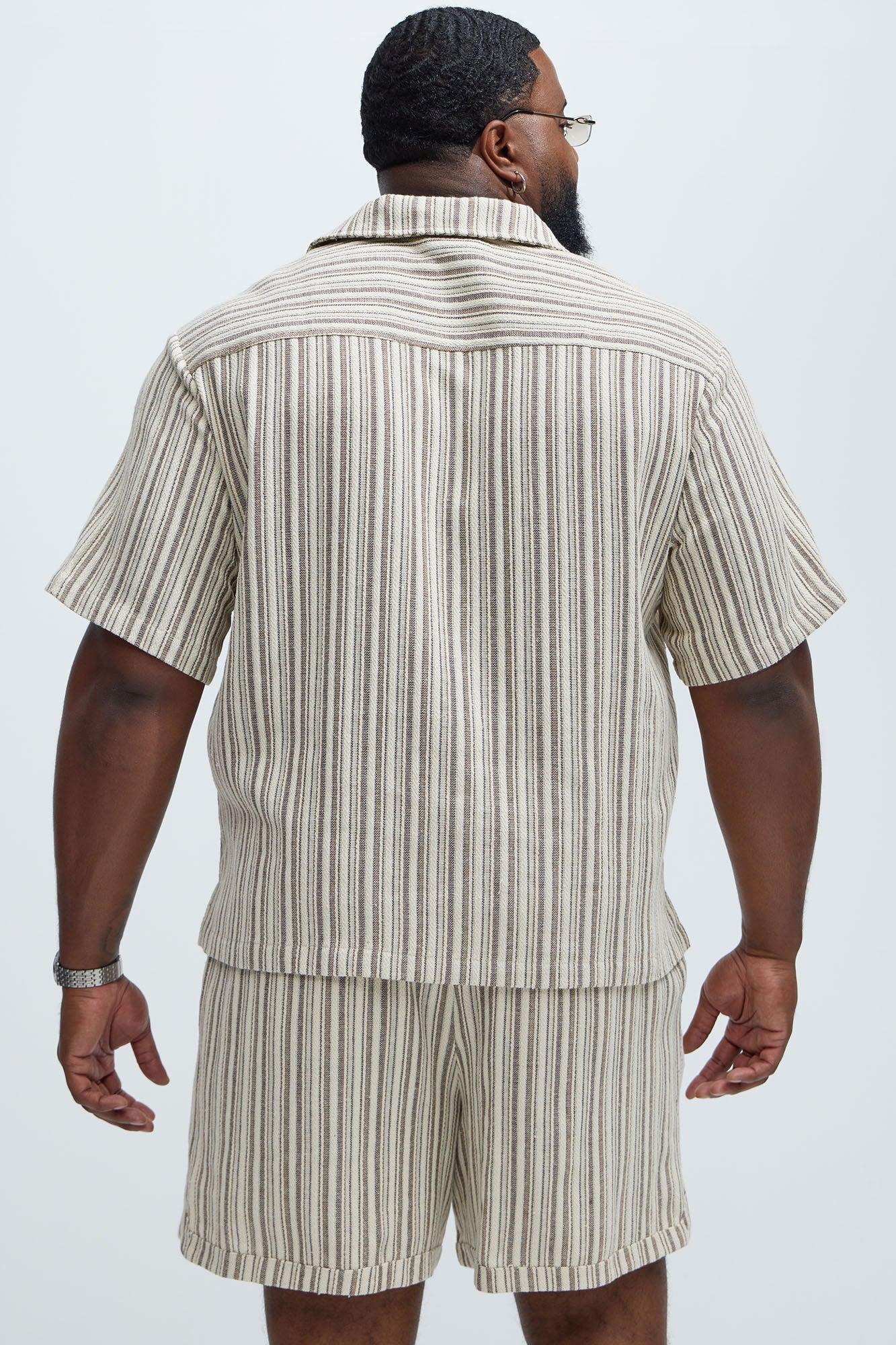 Gifford Striped Shirt - Brown Product Image