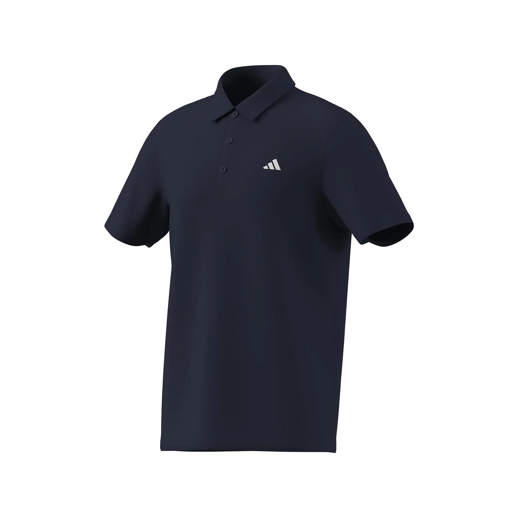 Men's adidas Core Heather Polo, Size: Small, Collegiate Blue Product Image