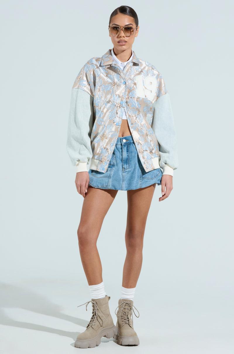 ALIYA BROCADE BOMBER Product Image