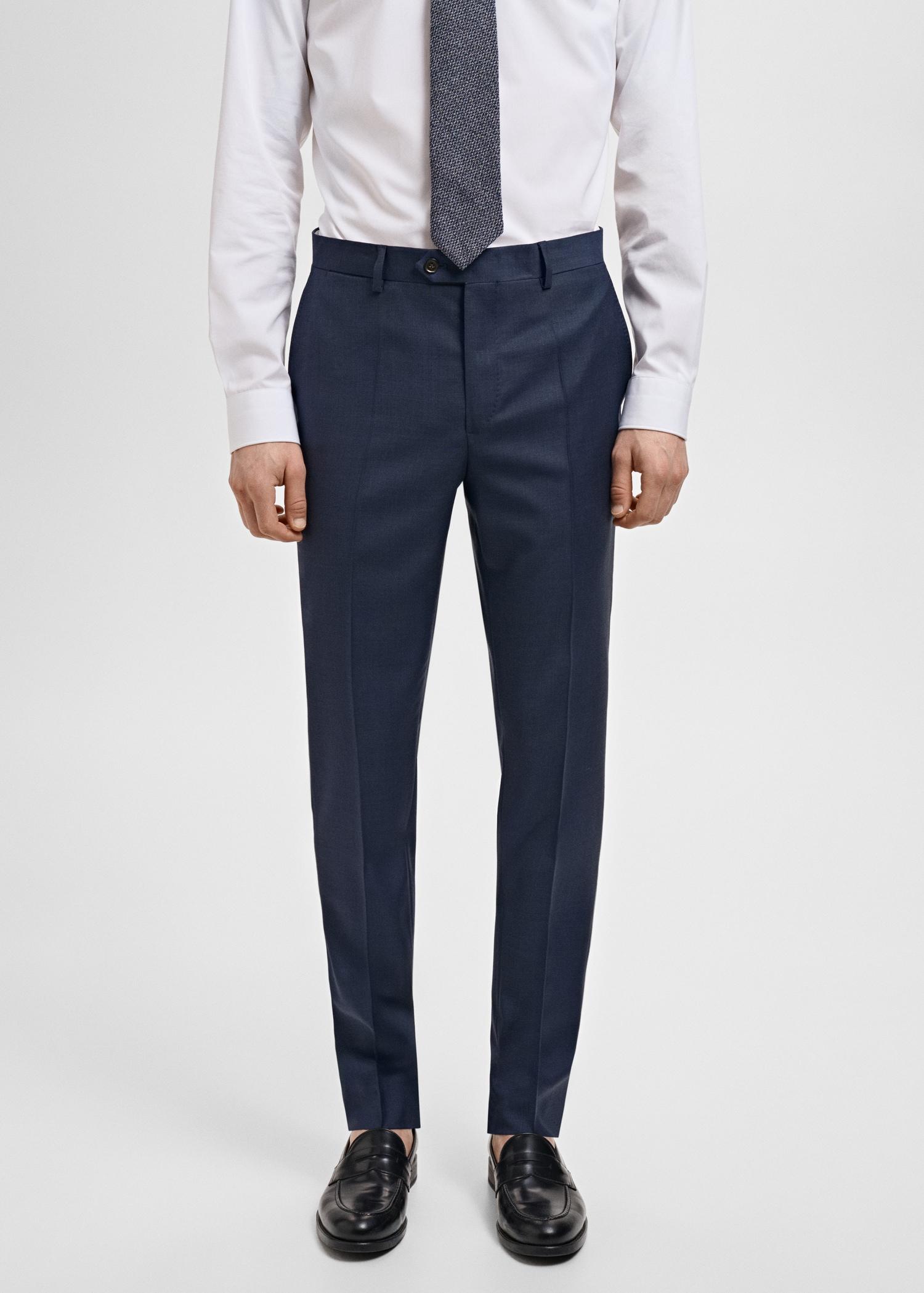 Venice 100% virgin wool suit pants - Men | MANGO USA Product Image