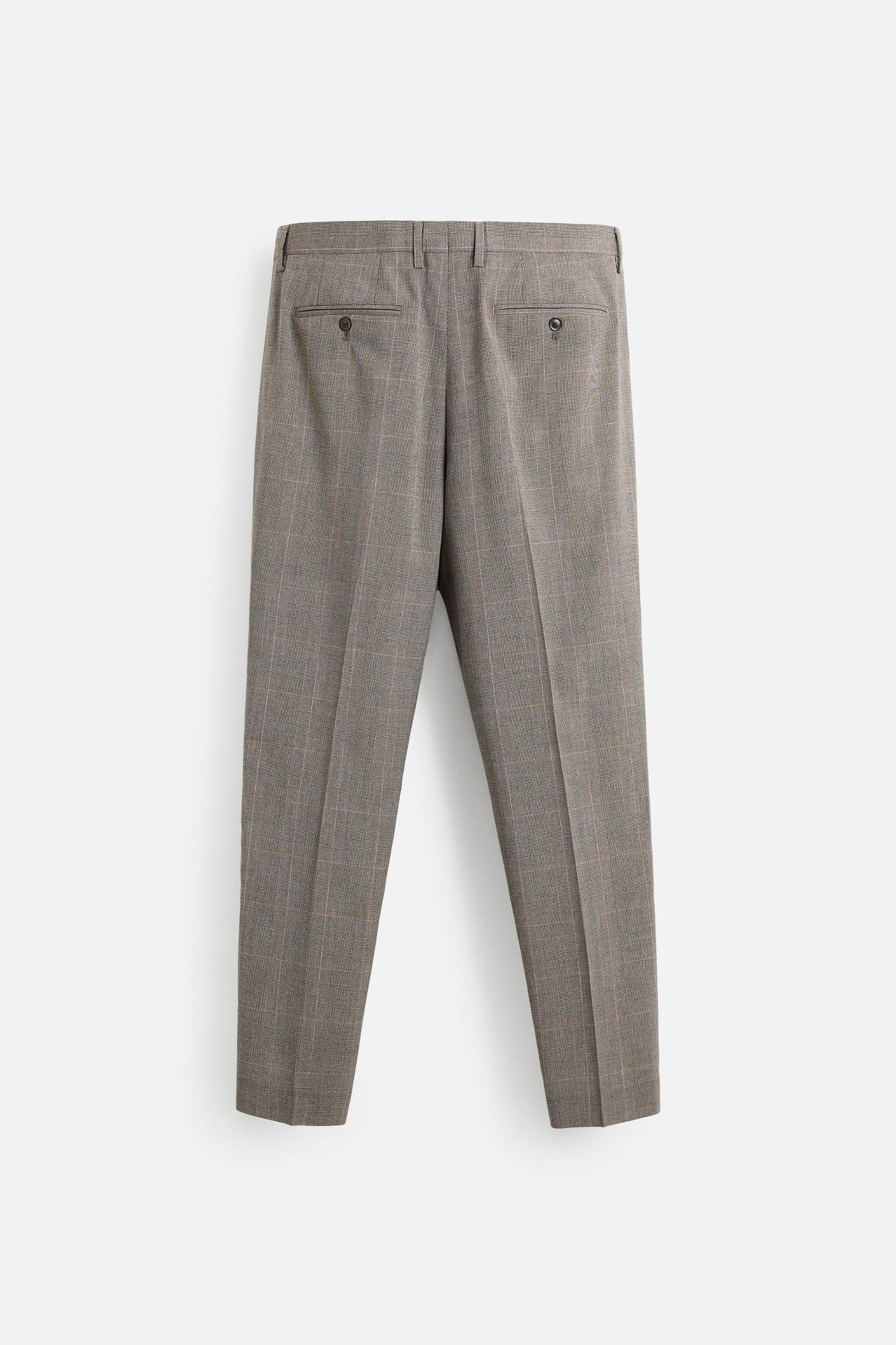 PLAID SUIT PANTS Product Image