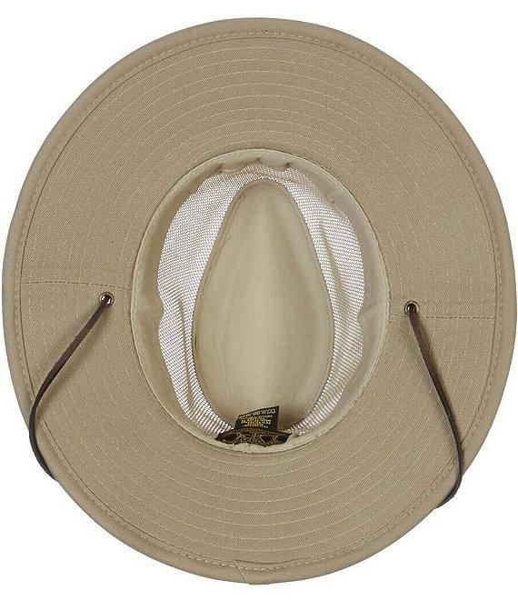 Dorfman Milano Traveler Safari Brushed Twill 3#double; Brim Hat Product Image