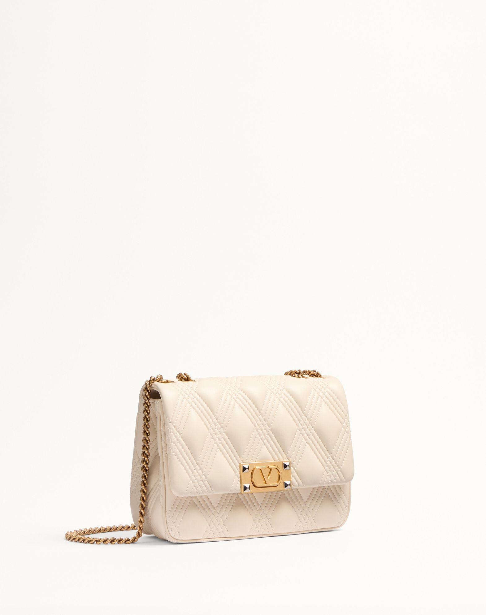 Valentino Garavani Quiltie 67 Medium Shoulder Bag In Quilted Nappa Leather Product Image