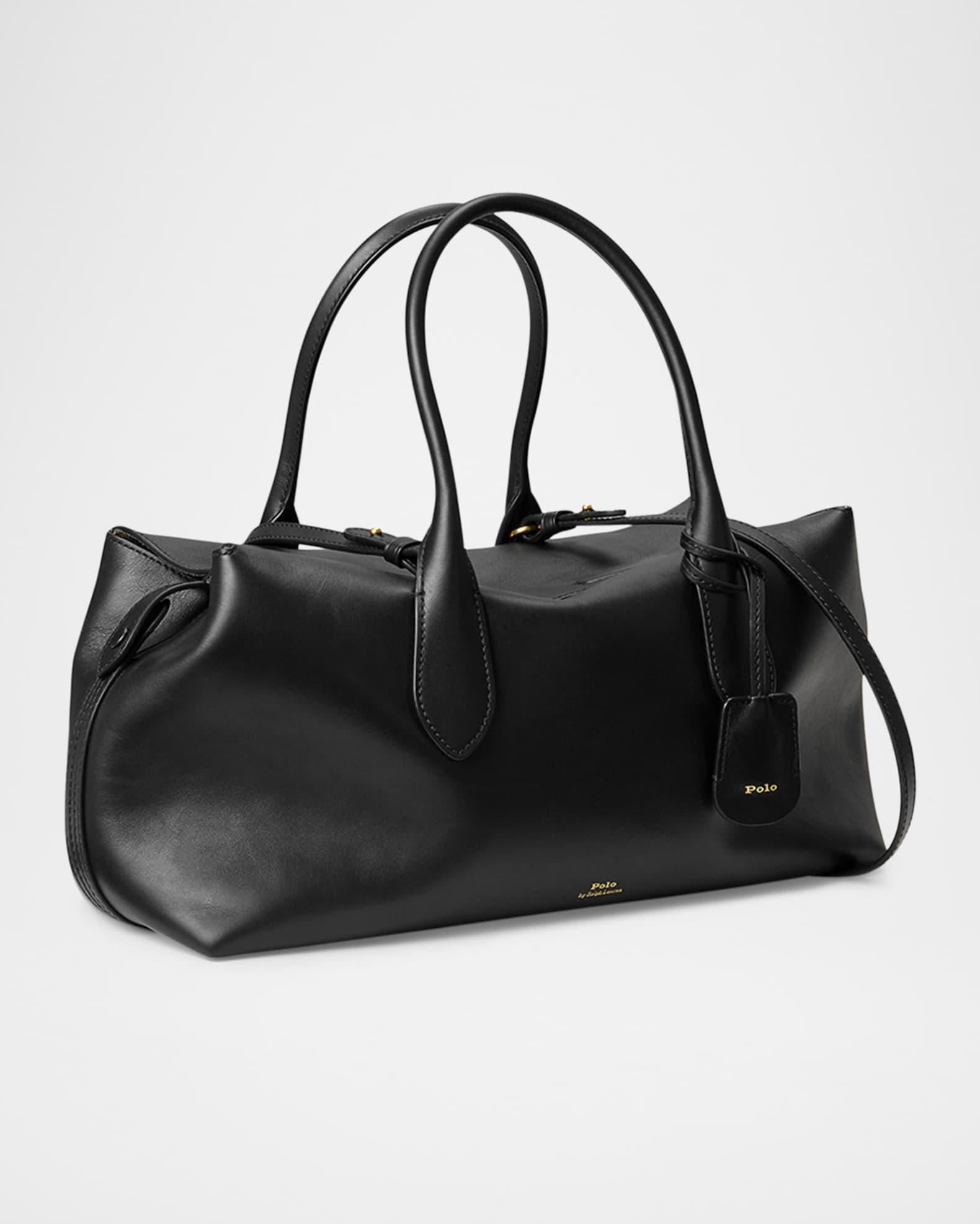 Bellport Medium Smooth Leather Satchel Bag Product Image