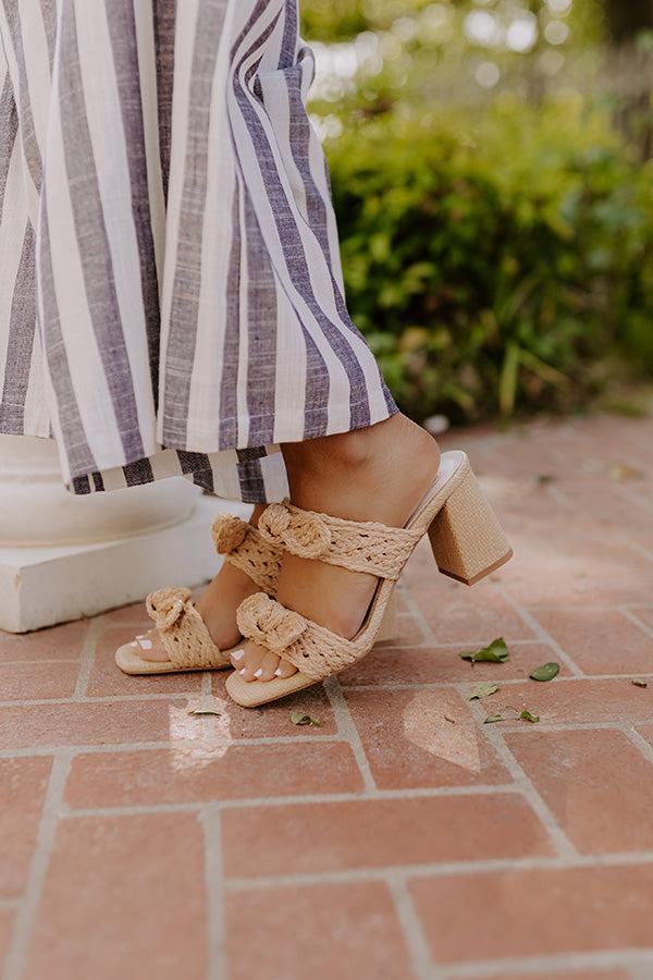 The Harmony Raffia Woven Heel Product Image
