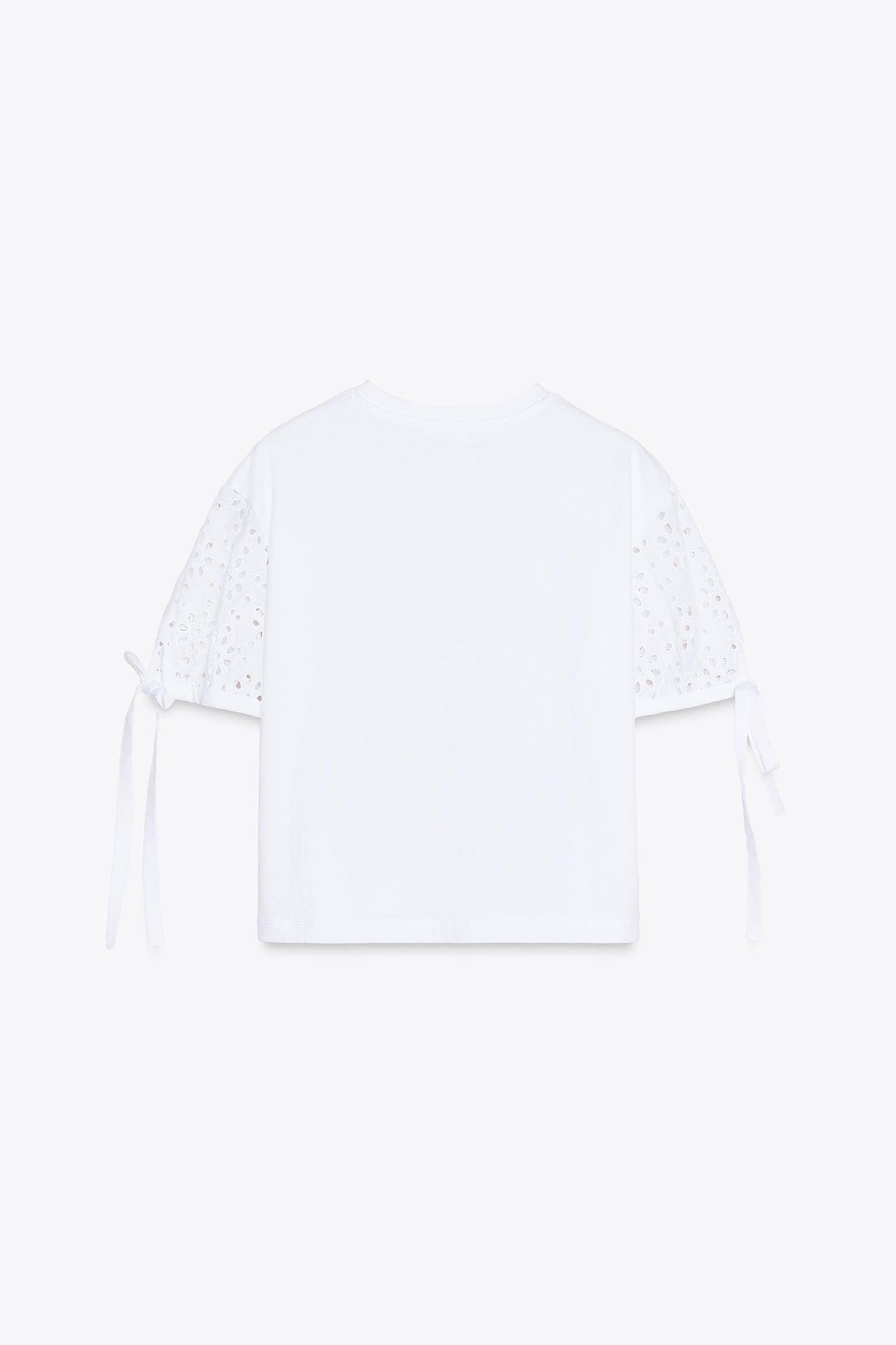 EMBROIDERED TIE T-SHIRT Product Image