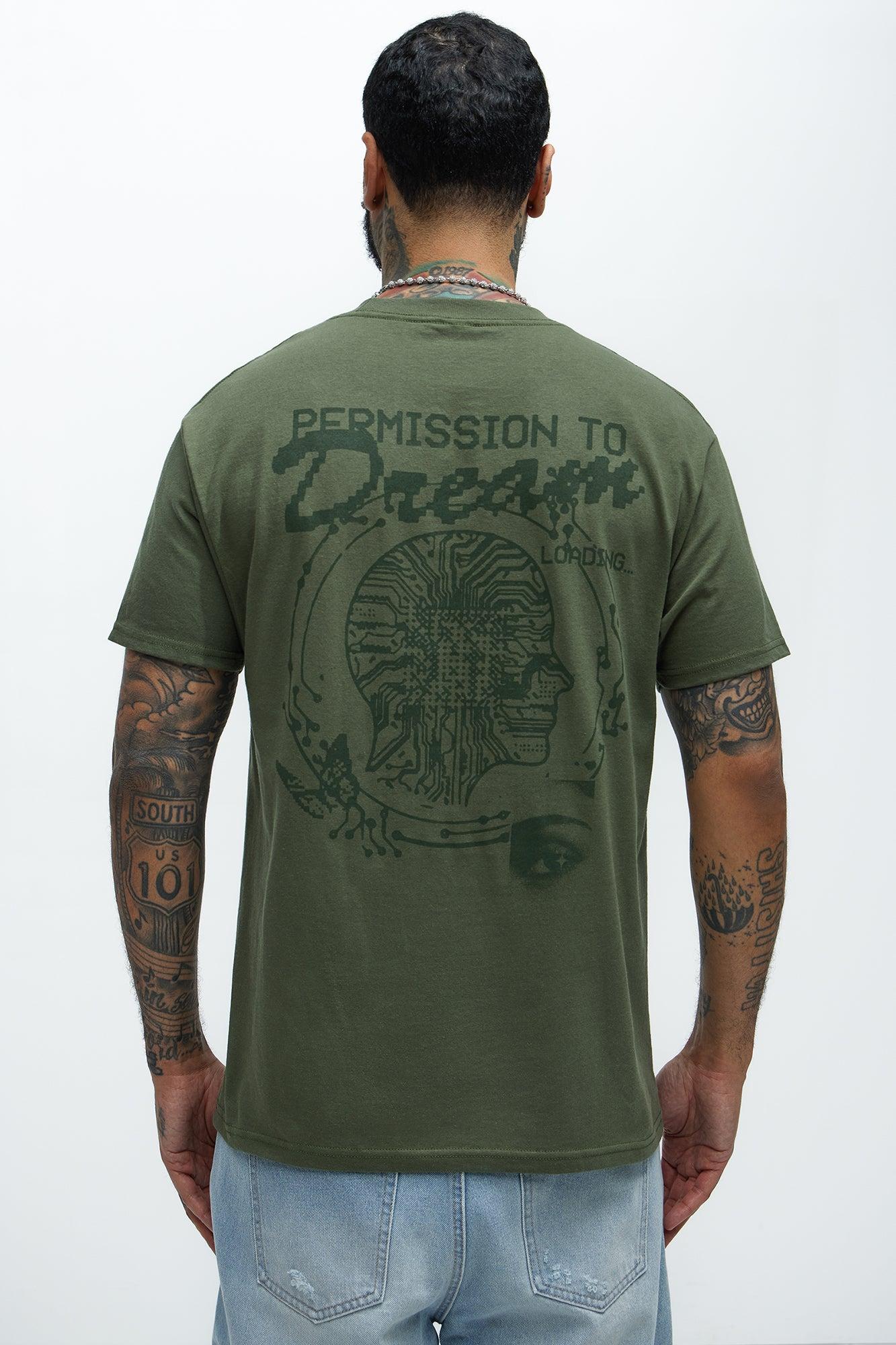 Permission To Dream Short Sleeve Tee - Sage Product Image