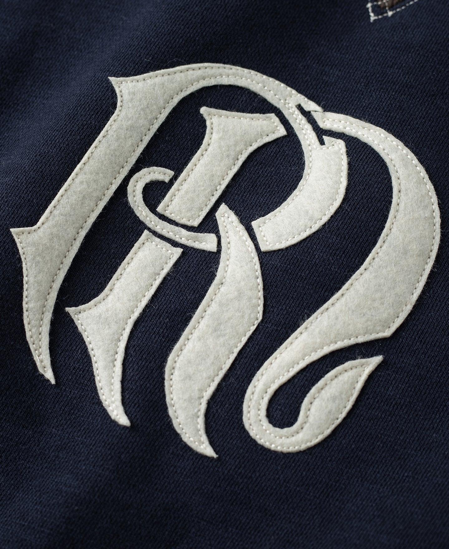 V-Inset Two-Tone Sweatshirt - Navy Product Image