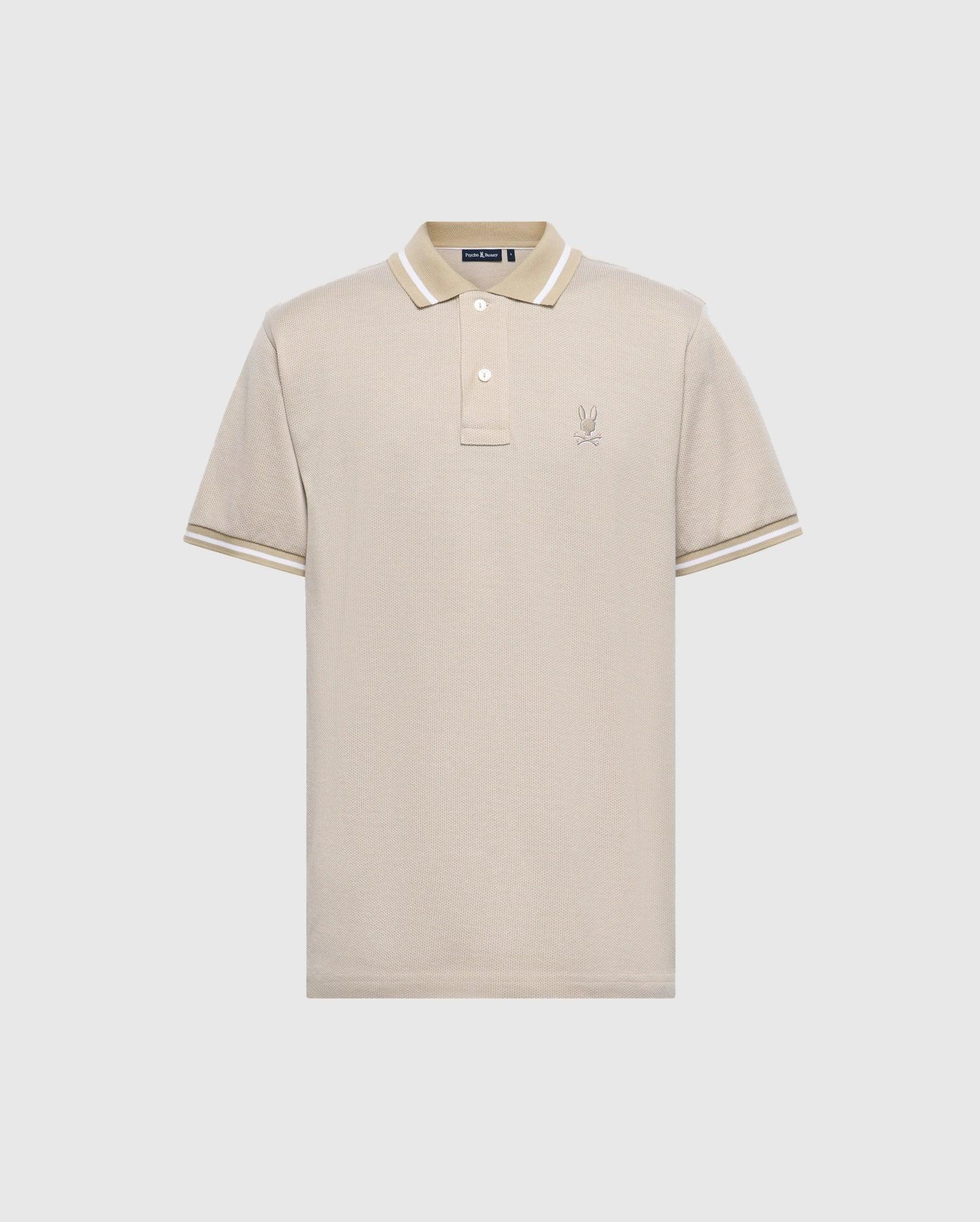 MENS WARSAW JACQUARD PIQUE POLO - B6K901E200 Product Image