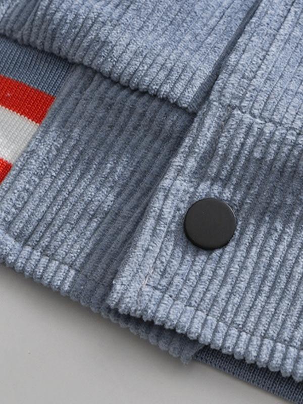 Men's Corduroy Badge Patched Jacket Product Image