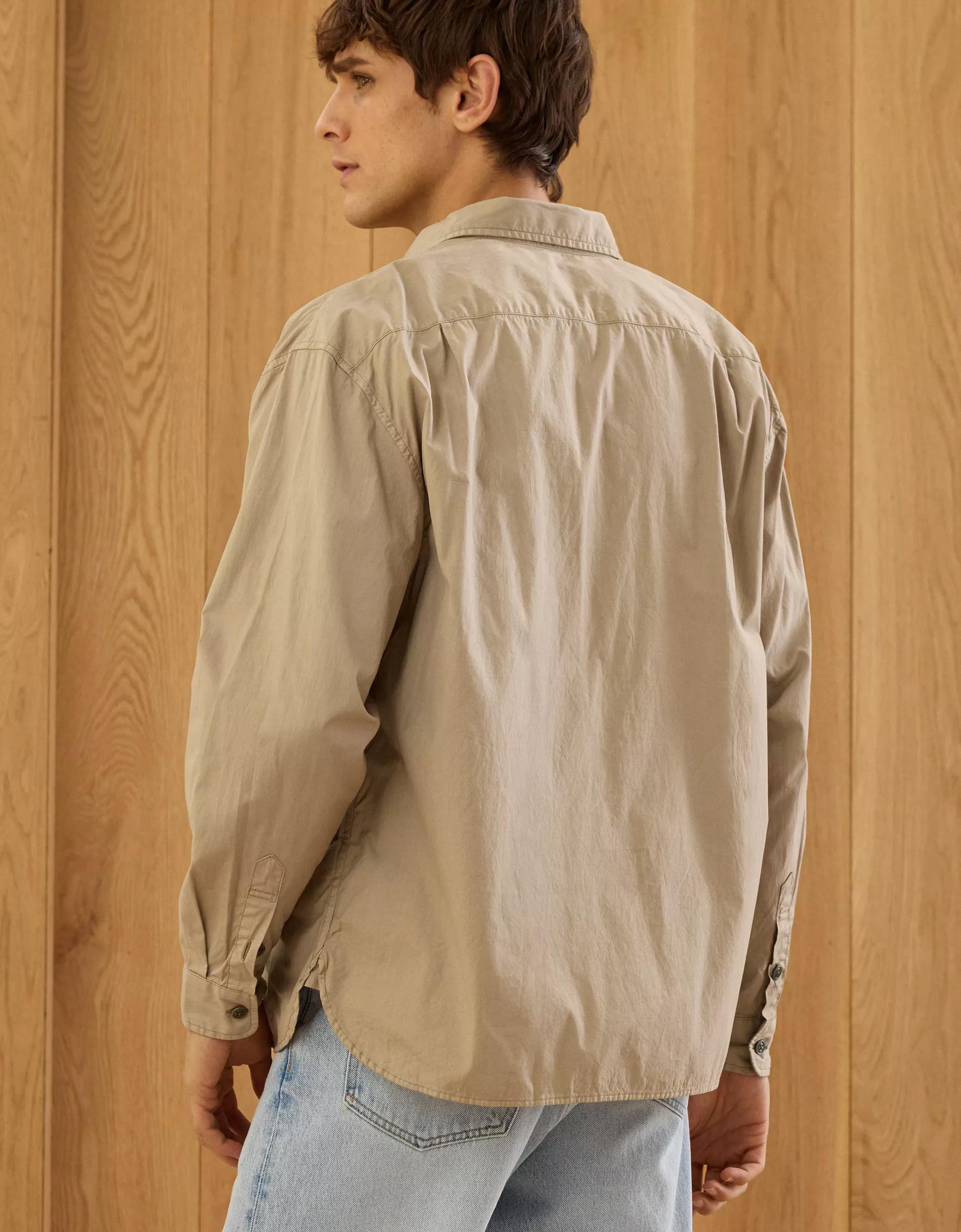 AE77 Premium Poplin Workshirt Product Image