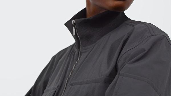 adidas Premium Essentials Jacket Woven Shadow Olive XL Womens Product Image