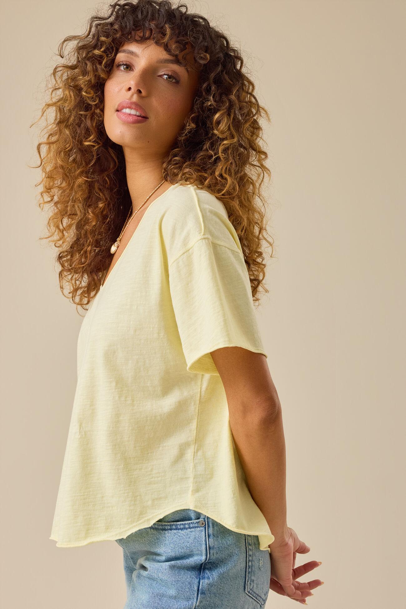 Hannah Slub Voop Tee Product Image