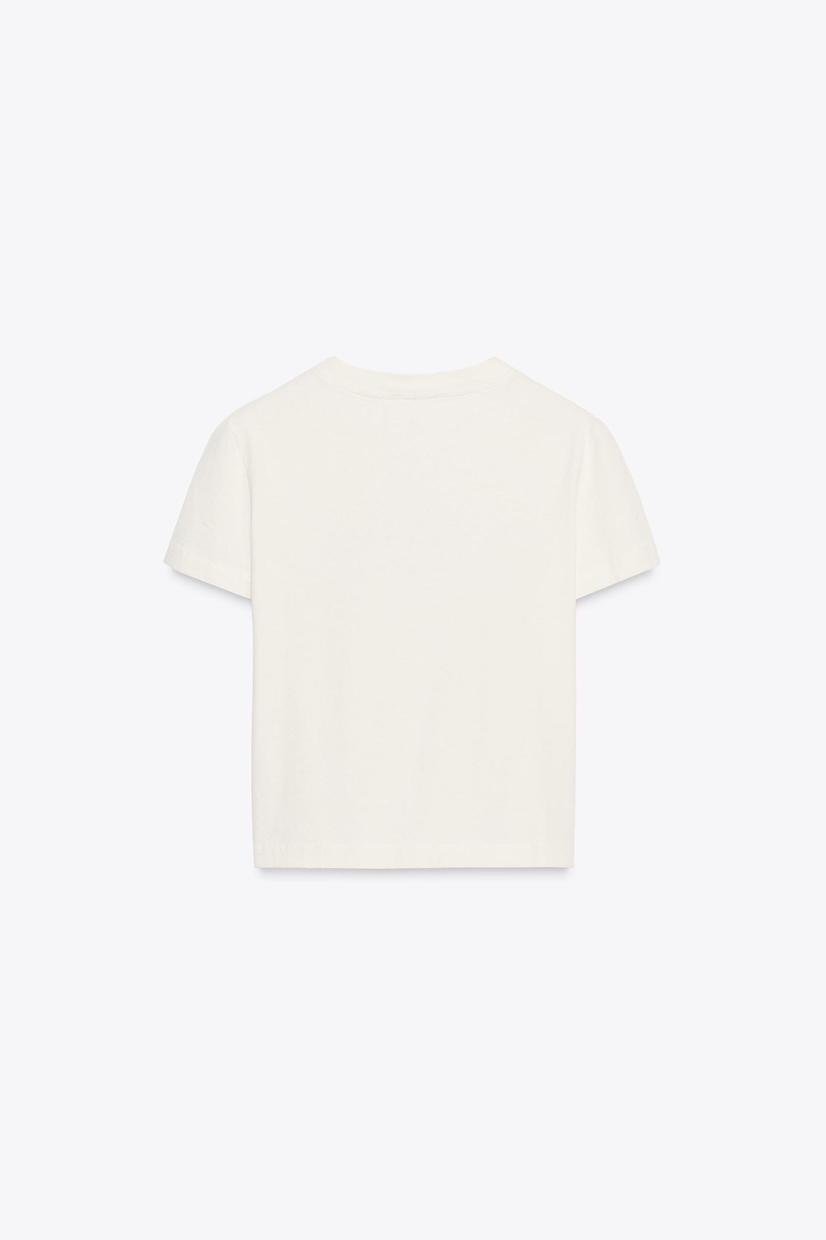 WASHED T-SHIRT WITH TEXT Product Image