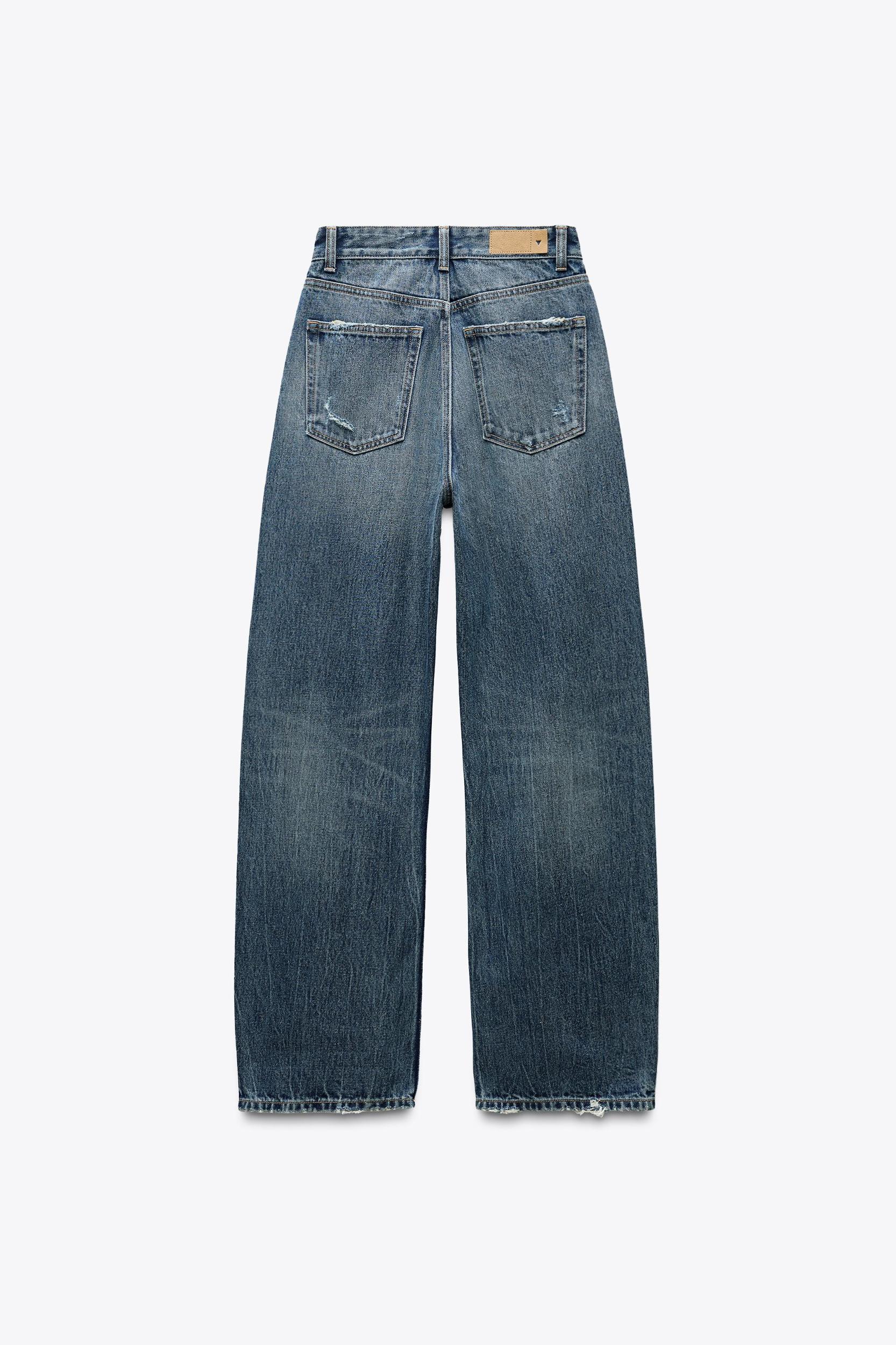 TRF CURVED HIGH-WAIST JEANS Product Image