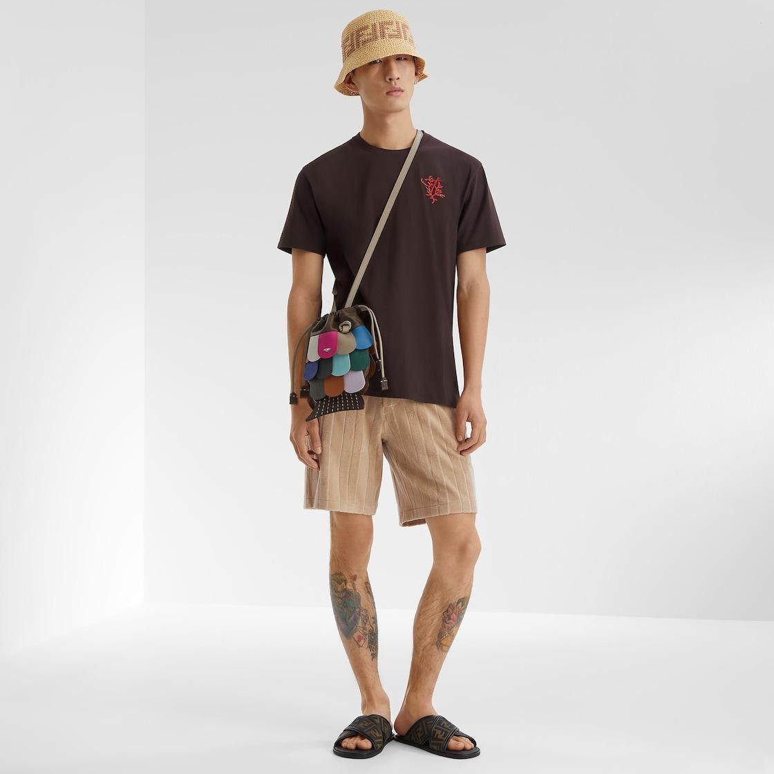 Swim ShortsBeige terry swimsuit Product Image