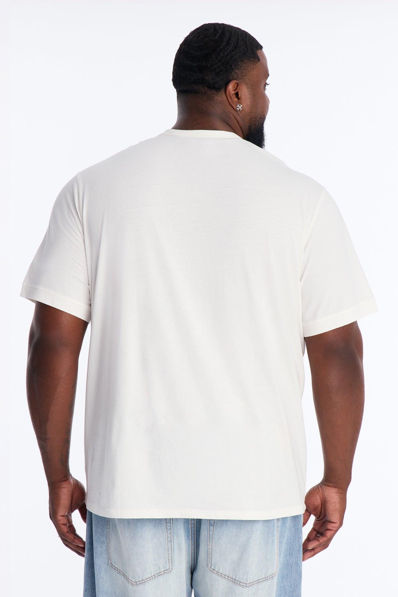 Your Everyday Classic Henley - White Male Product Image
