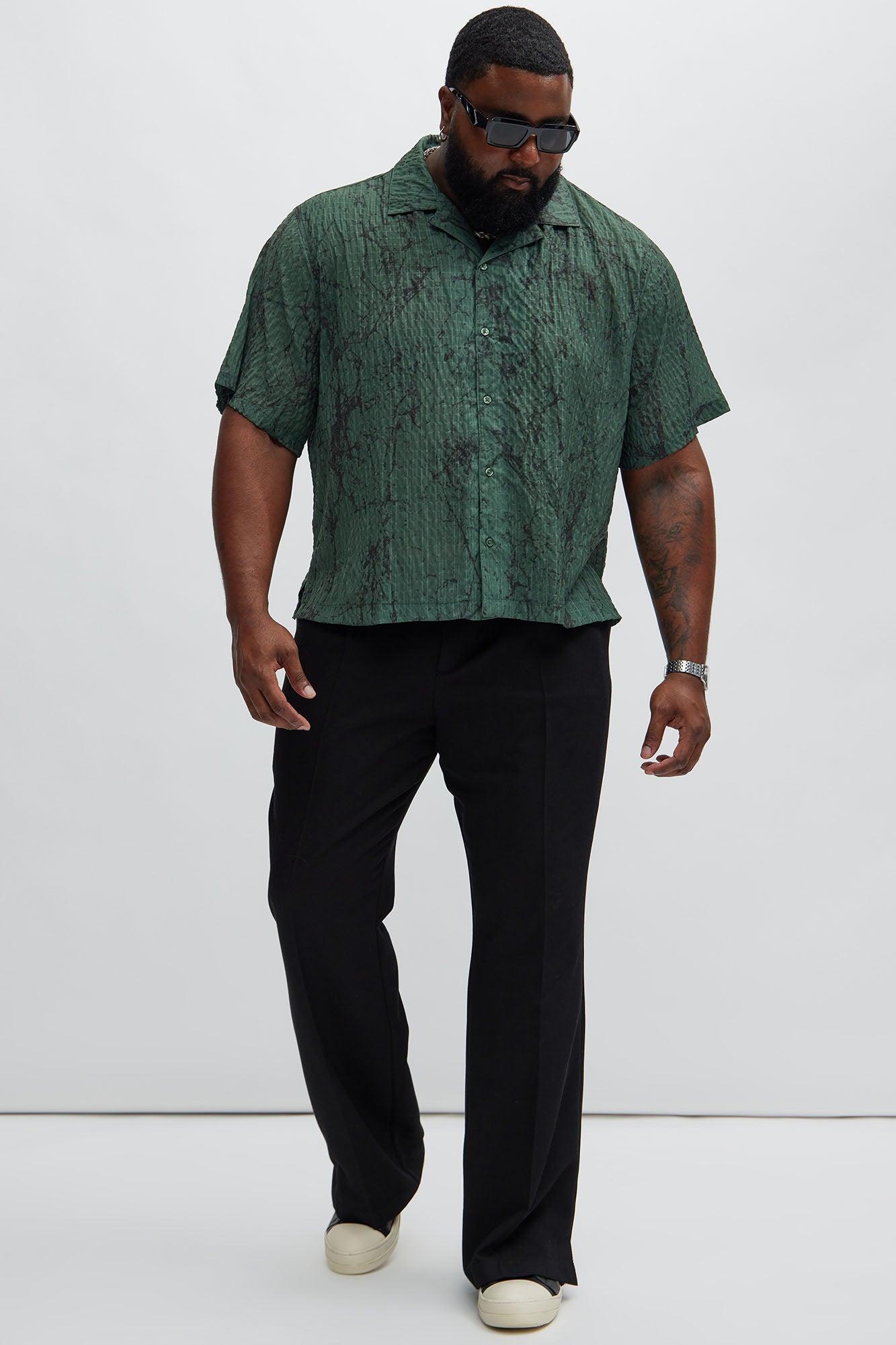 Bayou Textured Shirt - Olive Product Image