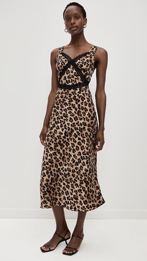 BARDOT Emory Printed Satin Slip Dress | Shopbop Product Image