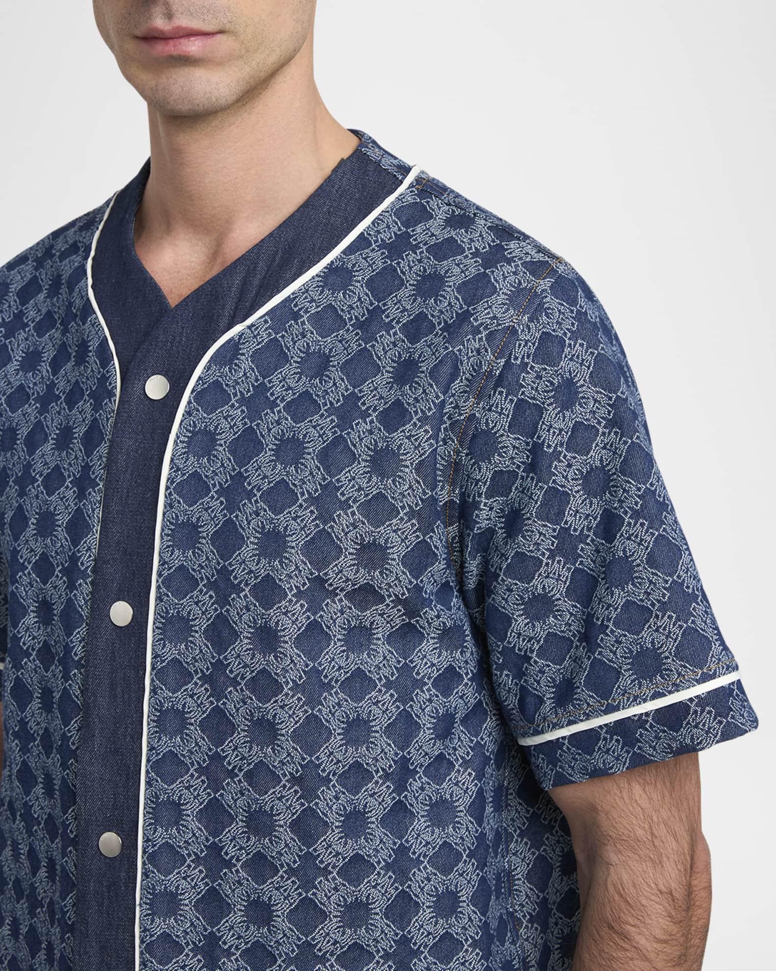 Men's MA Quad Denim Snap-Front Baseball Shirt Product Image
