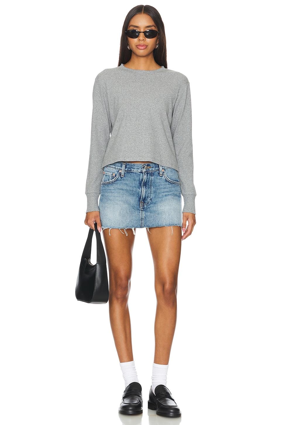 Long Sleeve Cotton Rib Crew Tee LNA Product Image