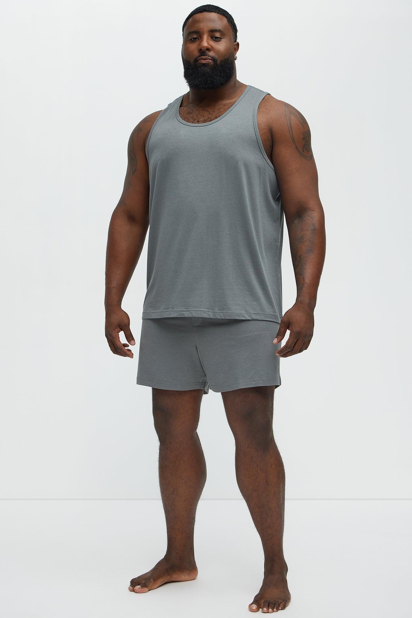 Essential Modal Boxer - Slate Grey Product Image